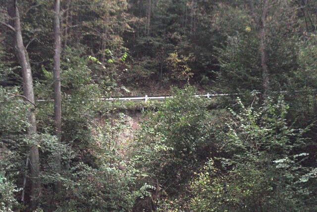 Damals-Foto: Hier nochmals die Stelle, wo der Hang abgerutscht ist, aus einem anderen Blickwinkel. | Foto: B. Hofmann