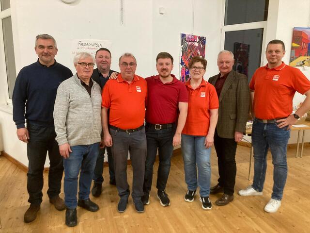 Die SPÖ Unterfrauenhaid beim gemeinsamen Preisschnapsen. | Foto: Patrick Brenner