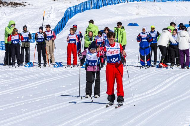 Gabriela Berger beim Langlaufen in Pragelato, Turin 2025. | Foto: Manuel De Libero