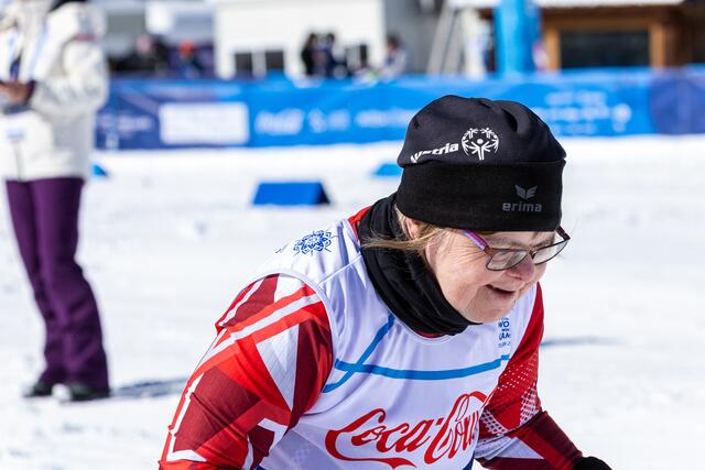 Gabriele Troyer beim Crosscountry Skiing in Pragelato, Turin 2025. | Foto: Manuel De Libero