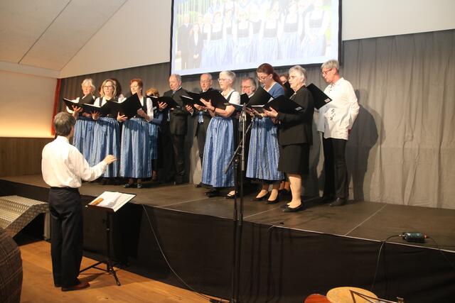 Präsentation der Liedertafel.