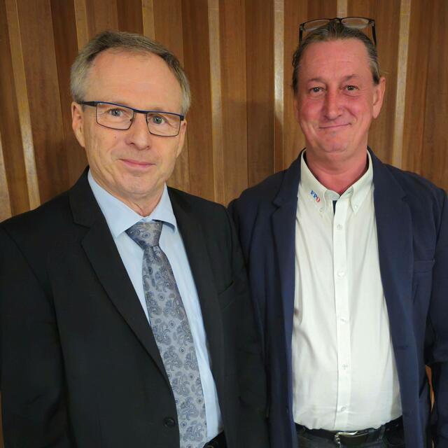 Daniel Wöß und Manfred Raaber | Foto: FPÖ GR/EF