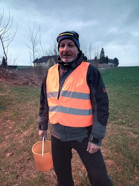 Martin Knapp ist freiwilliger Helfer in Sieghartskirchen. | Foto: Martin Knapp/Nina Zabornik