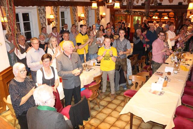 Am Ende fieberte alles den Tombola Preis Verlosungen entgegen.