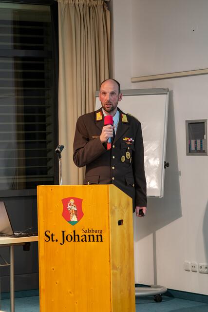 Stadtfeuerwehrkommandant Marcel Pfisterer | Foto: FF St. Johann/ Martin Stifter