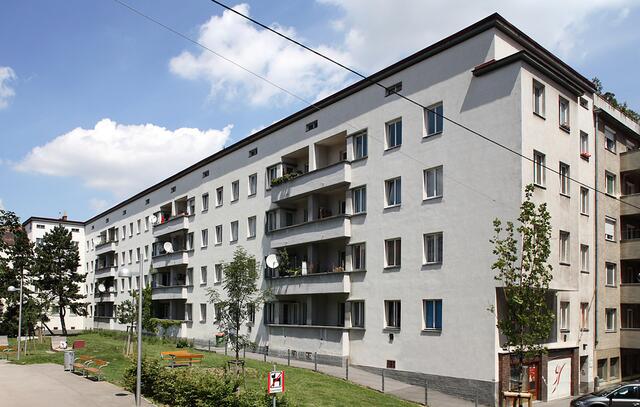 Einen hohen Stellenwert hat die Fassadenerneuerung bei den Gemeindebausanierungen.