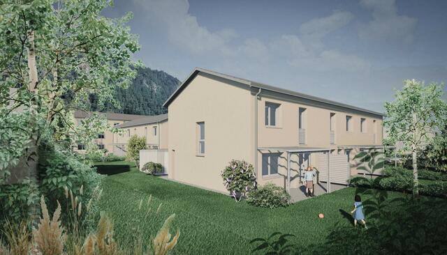 Unter dem Motto „familienfreundlich und barrierefrei wohnen“ entstehen im Wohnpark Kammern insgesamt 15 moderne Wohneinheiten. | Foto: Marktgemeinde Kammern