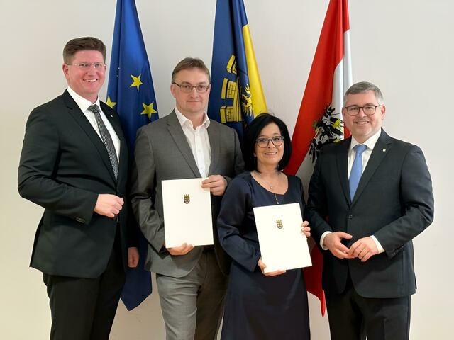 Moorbad Harbach: Vizebürgermeister Roman Prager (ÖVP), Bürgermeisterin Margit Göll (ÖVP) | Foto: Pilz