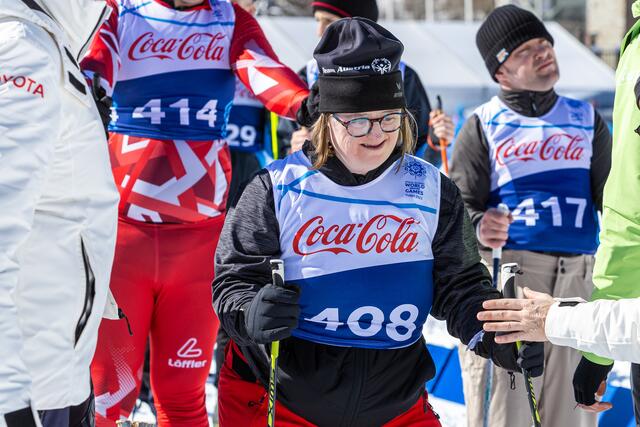 Elisabeth Groder beim Langlaufen in Pragelato, Turin 2025. | Foto: Manuel De Libero