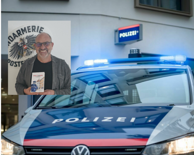 Bruno Kelz, Polizeibeamter mit jahrzehntelanger Erfahrung, hat vor seiner Pension nun seinen ersten Kriminalroman veröffentlicht. | Foto: Knaus, Privat
