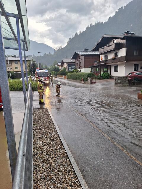 Schwere Unwetter suchten den Pongau im August heim. Das Stadtgebiet von St. Johann wurde damals sehr schwer getroffen. | Foto: FF St. Johann im Pongau