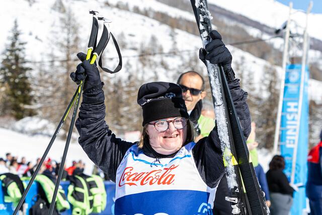 Elisabeth Groder beim Langlauf-Bewerb in Pragelato, Turin 2025. | Foto: Manuel De Libero