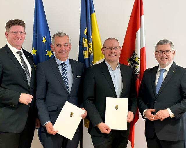 Hoheneich: Bürgermeister Manfred Zeilinger (ÖVP), Vizebürgermeister Martin Wagensonner (ÖVP) | Foto: Pilz