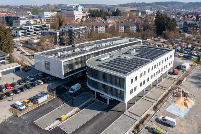 Das Fitnessstudio befindet sich in einem modernen Gebäude. myfitness freut sich, schon bald Mitglieder begrüßen zu dürfen. | Foto: d.medien