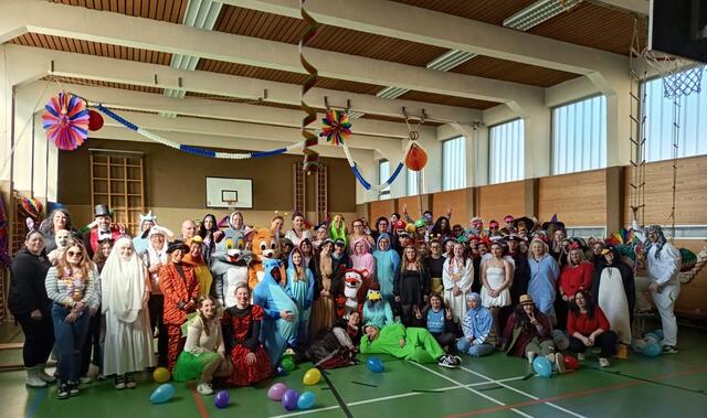 Ein buntes Treiben herrschte bei der Faschingsfeier in der Bildungswelt Wolfsberg. | Foto: Privat
