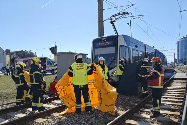 Die Radfahrerin erlag noch am Unfallort ihren Verletzungen. | Foto: Freiwillige Feuerwehr Wiener Neudorf