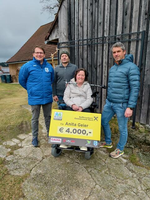 Anita Geier aus Vorau wurde mit 4.000 Euro unterstützt. | Foto: zVg