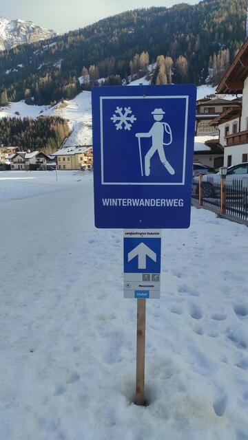 Winterwanderweg "Moosrunde" | Foto: Tiroler Bergwacht - Einsatzstelle Stubai
