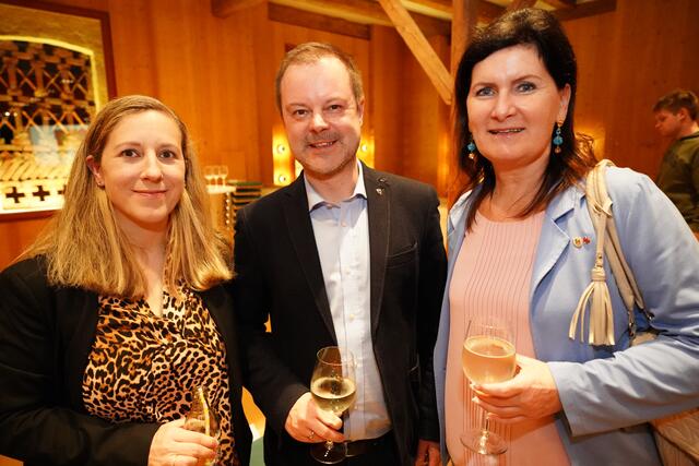 Simone Stückler, Stadtrat Christian Stückler, Bürgermeisterin Maria Knauder