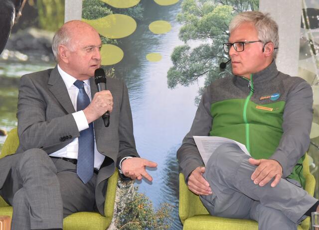 Kämpfer für den  Nationalpark Erwin Pröll | Foto: Herbert Schleich