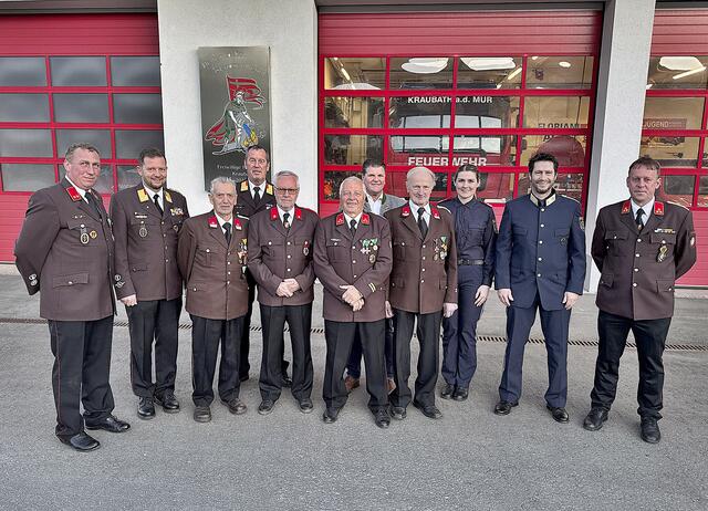 Insgesamt wurden 6.799 Stunden ehrenamtlich für Einsätze, Übungen, Ausbildungen und Tätigkeiten im Feuerwehrwesen geleistet. | Foto: FF Kraubath