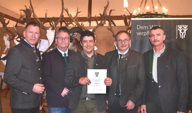 Ehrung Niederwildhege | Foto: Herbert Schleich