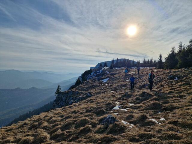 Teil des Erlebnisses war eine geführte Wanderung. | Foto: Scharfegger’s Raxalpen Resort