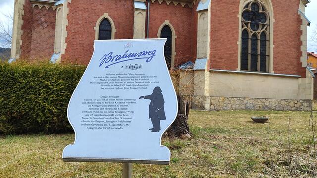 Brahms erzählt von seinem Freund Peter Rosegger... | Foto: I.Wozinig 