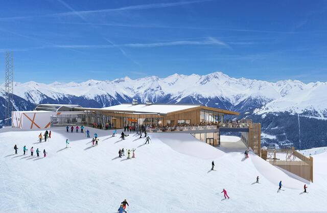 Eine Visualisierung des Neubaus | Foto: Gasteiner Bergbahnen