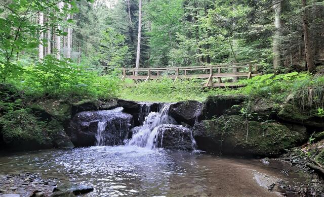 Die Stambachbrücke - die Wiederinstandsetztung von insgesamt 7 Brücken ist erfolgreich abgeschlossen. | Foto: Gem. Grafendorf
