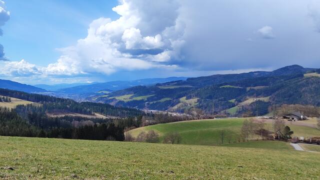 Jetzt geht's die wieder Richtung Stadt, wir schauen noch ins untere Mürztal... | Foto: I.Wozonig 