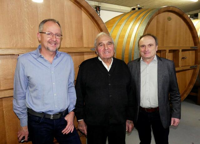 Am Foto: Franz Minasch, Paul Lehrner und Georg Dillhof | Foto: Gemeinde Horitschon