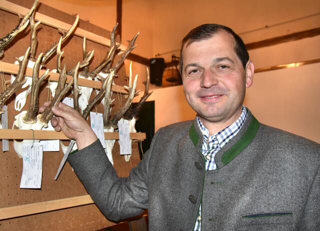 Gerald Poinstingl bei Trophäenschau | Foto: Herbert Schleich
