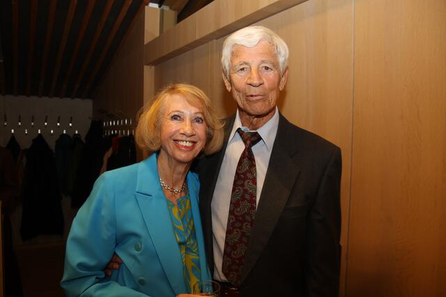 Bergeistert vom Konzert: Theresa Kwasny mit Gerold.