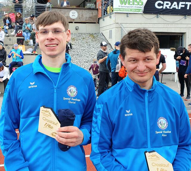 Daniel und Alexander (v.l.) freuten sich sehr über ihre Platzierungen. | Foto: Stütz
