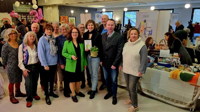 Zum 3. Mal öffnete die Regional Messe Pressbaum am 15. März 25 ihre Pforten. Veranstaltet von den Grünen Pressbaum unter Vizebürgermeisterin Ingrid Burtscher, eröffnete die Veranstaltung die Abgeordnete zum Nationalrat Dr. Elisabeth Götze. | Foto: Ingrid Burtscher