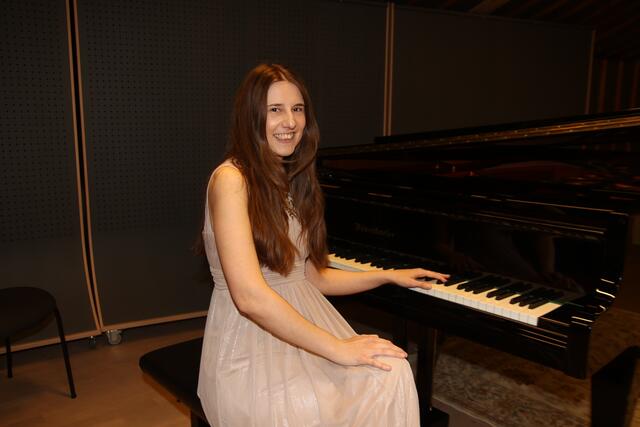 Virtuos: Petra Kiss am Bösendorfer-Flügel in Anif.