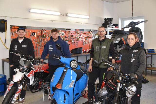 Das Werkstatt- und Technikteam von MOTEC Leber &amp; Hahn ist bereit für Ihren Frühjahrs-Check. | Foto: MOTEC Leber &amp; Hahn