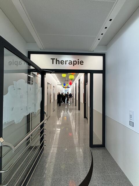 Zugang zum Therapiebereich. | Foto: Kern