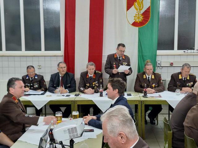 Die Freiwillige Feuerwehr Kaisersberg zog bei der 91. Wehrversammlung Bilanz über ein ereignisreiches Jahr. | Foto: Götschl Florian/FF-Kaisersberg