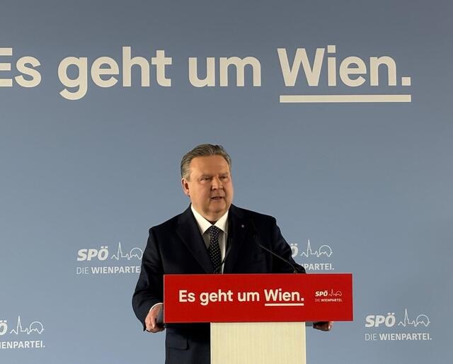 Wiens Bürgermeister Michael Ludwig (SPÖ) bei seiner Wien-Rede am Dienstag. | Foto: Barbara Schuster/MeinBezirk