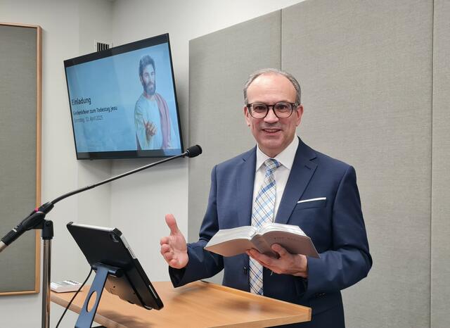 Franz Michael Zagler ist der Referent in Kronstorf

Foto AZ
