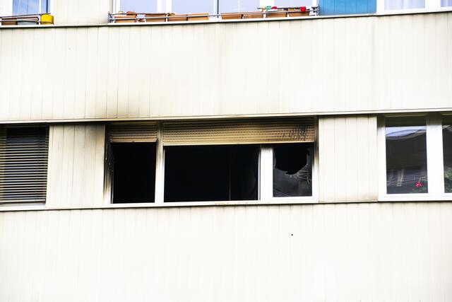 Einsatz der Feuerwehren im Olympischen Dorf. | Foto: zeitungsfoto.at