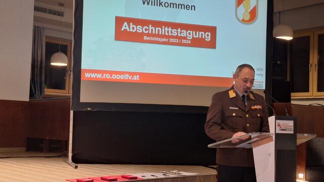 Abschnittskommandant Christian Wakolbinger.  | Foto: Traxler