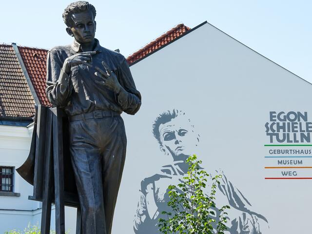 Viele neue Werke werden hier ausgestellt. | Foto: Egon Schiele Museum Tulln 