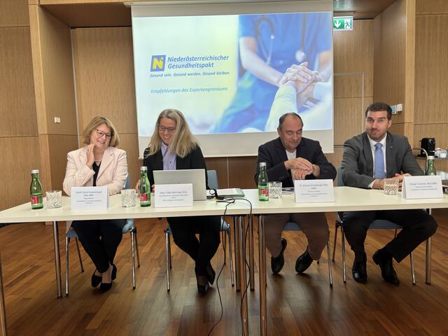 Die Landesgesundheitsagentur (LGA) Gesundheit Weinviertel GmbH informierte am LK Mistelbach über die Gesundheitsstruktur änderungen.  | Foto: Goll/MeinBezirk