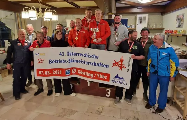 Betriebsskimeisterschaften am Hochkar in Göstling an der Ybbs | Foto: Landesskiverband Niederösterreich