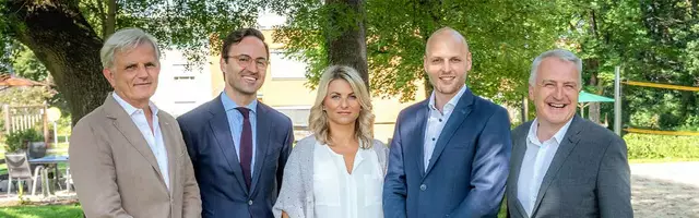 Peter Winkler (am Bild mit seinem Team) betont, dass auch in den kommenden Jahren mit einer erhöhten Nachfrage nach spezialisierten Therapieangeboten zu rechnen ist. | Foto: PSZW Eggenburg