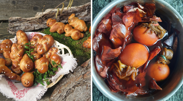 Ein bunt gedeckter Ostertisch gehört einfach dazu. Einen Rezepttipp für naturgefärbte Ostereier finden Sie im Artikel. | Foto: Manuela Pichler