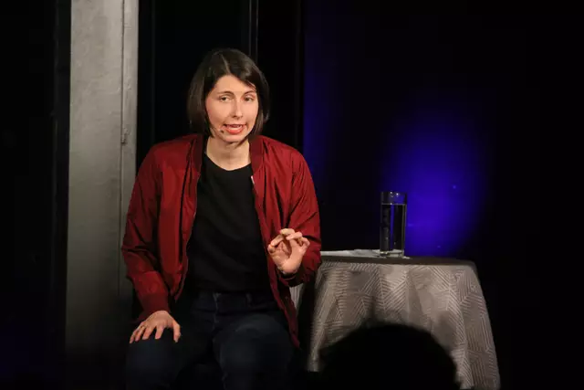 Chrissi Buchmasser ist Gewinnerin vom Publikumspreis des Grazer Kleinkunstvogel. | Foto: MeinBezirk/Hofmüller